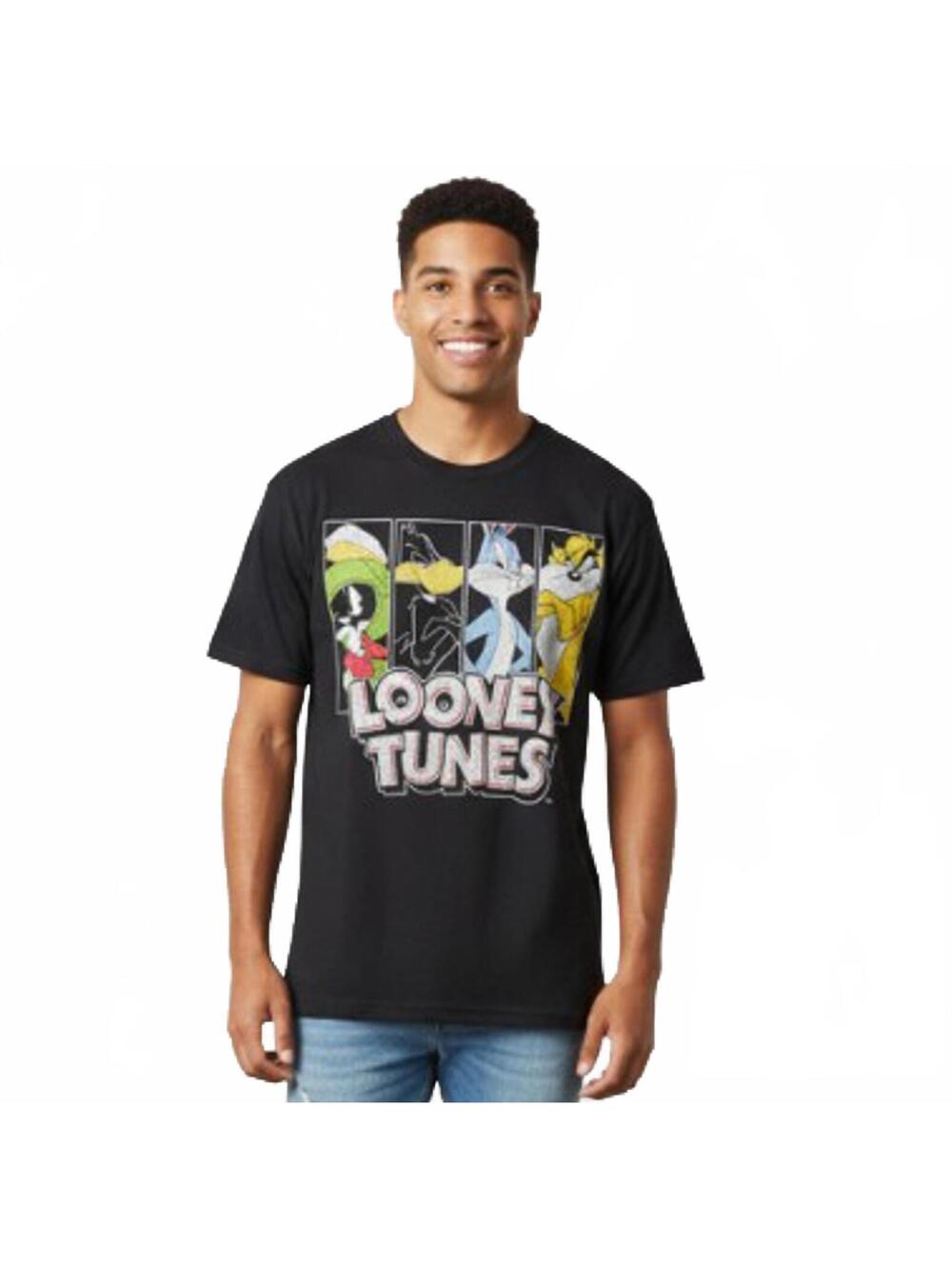 T-Shirt / Looney Tunes Graphic T-Shirt / Black / Large / New
